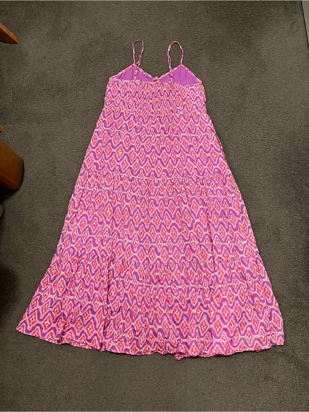 Banjanan Beryl Button Down Midi Dress In Surreal Dream Mauve - Picture 5 of 8